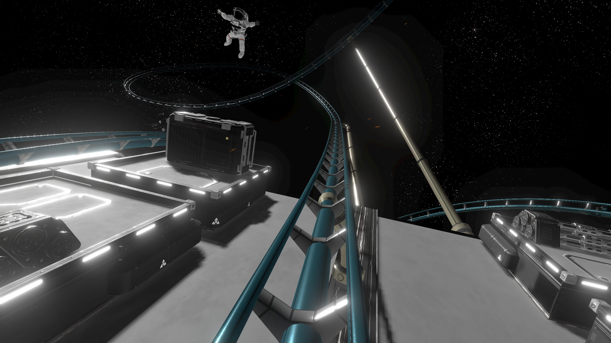 Epic Roller Coasters — Space Station screenshot 4