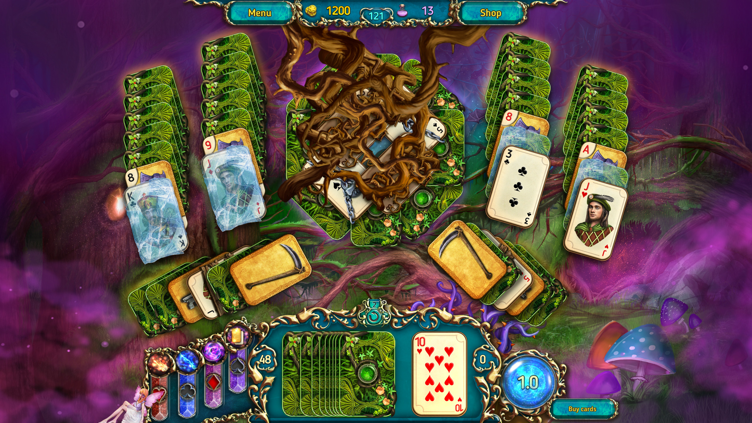 Dreamland Solitaire: Dark Prophecy screenshot 3