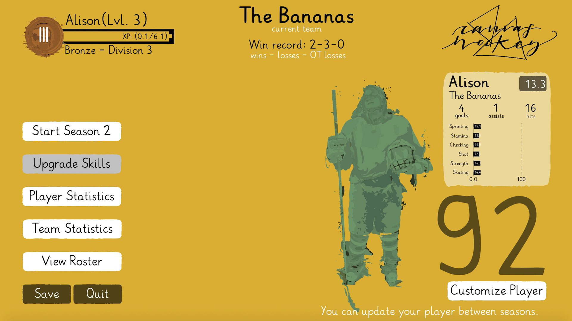 Canvas Hockey screenshot 5