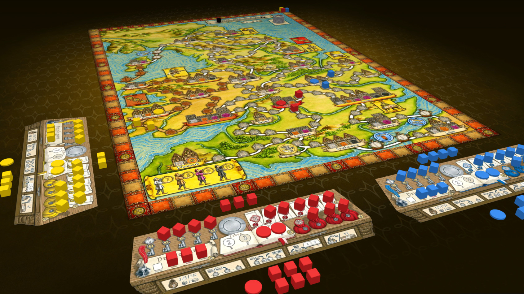Tabletopia - Hansa Teutonica screenshot 1