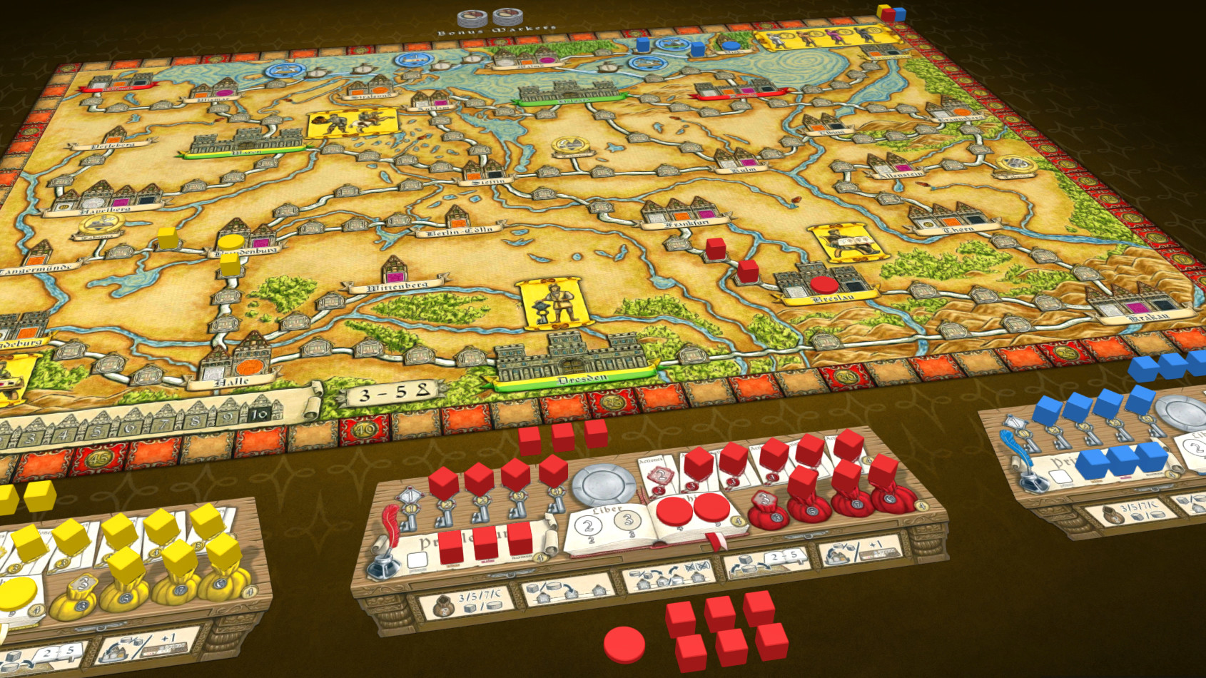Tabletopia - Hansa Teutonica screenshot 2