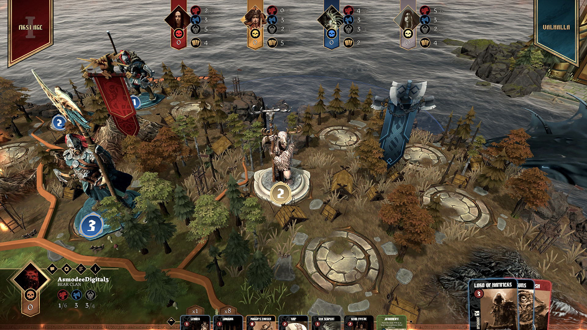 Blood Rage: Digital Edition - Mystics of Midgard screenshot 2
