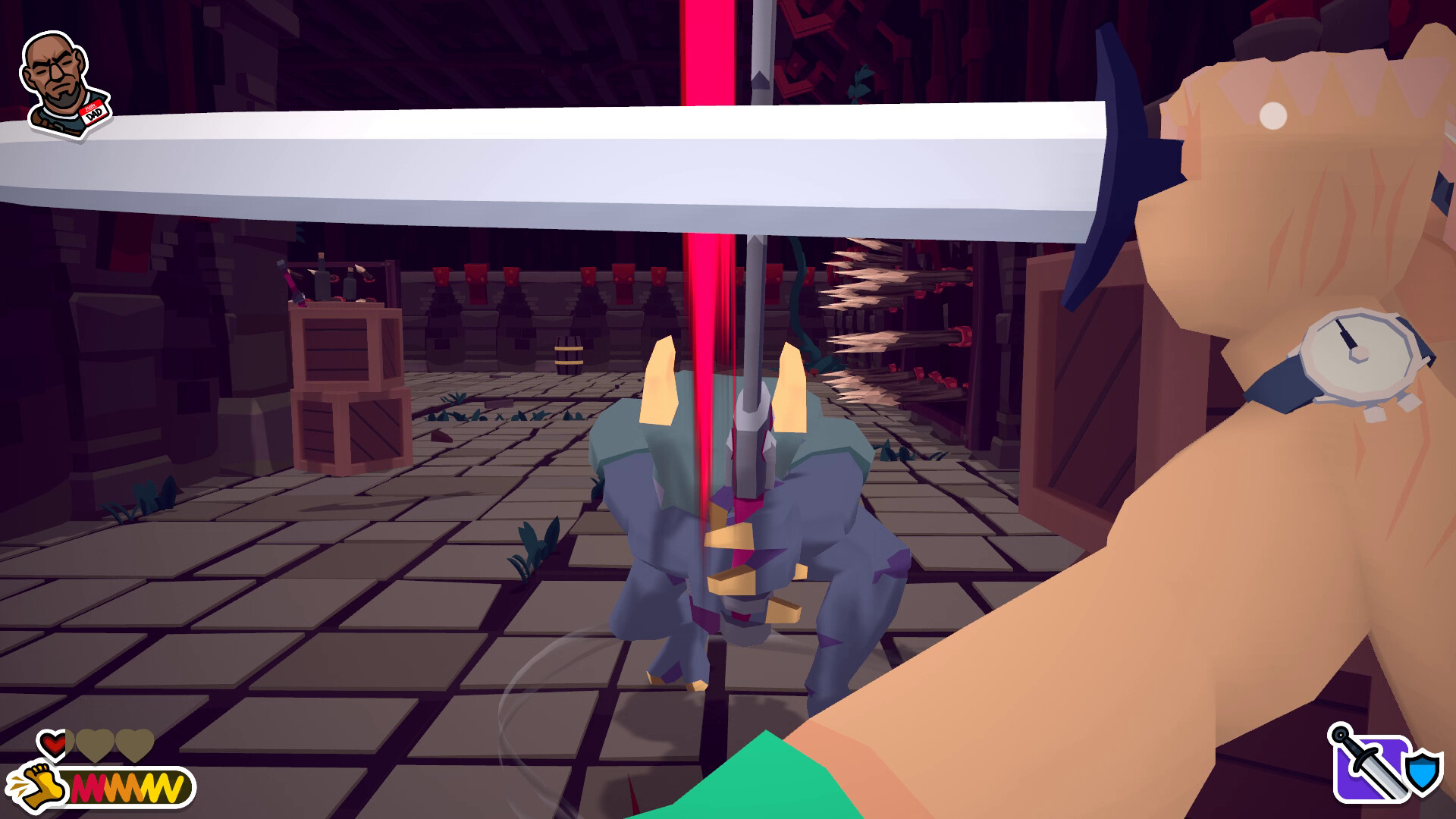 Dad by the Sword screenshot 1