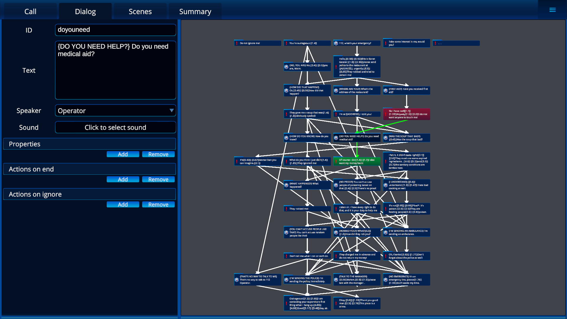 112 Operator - Call Editor screenshot 3