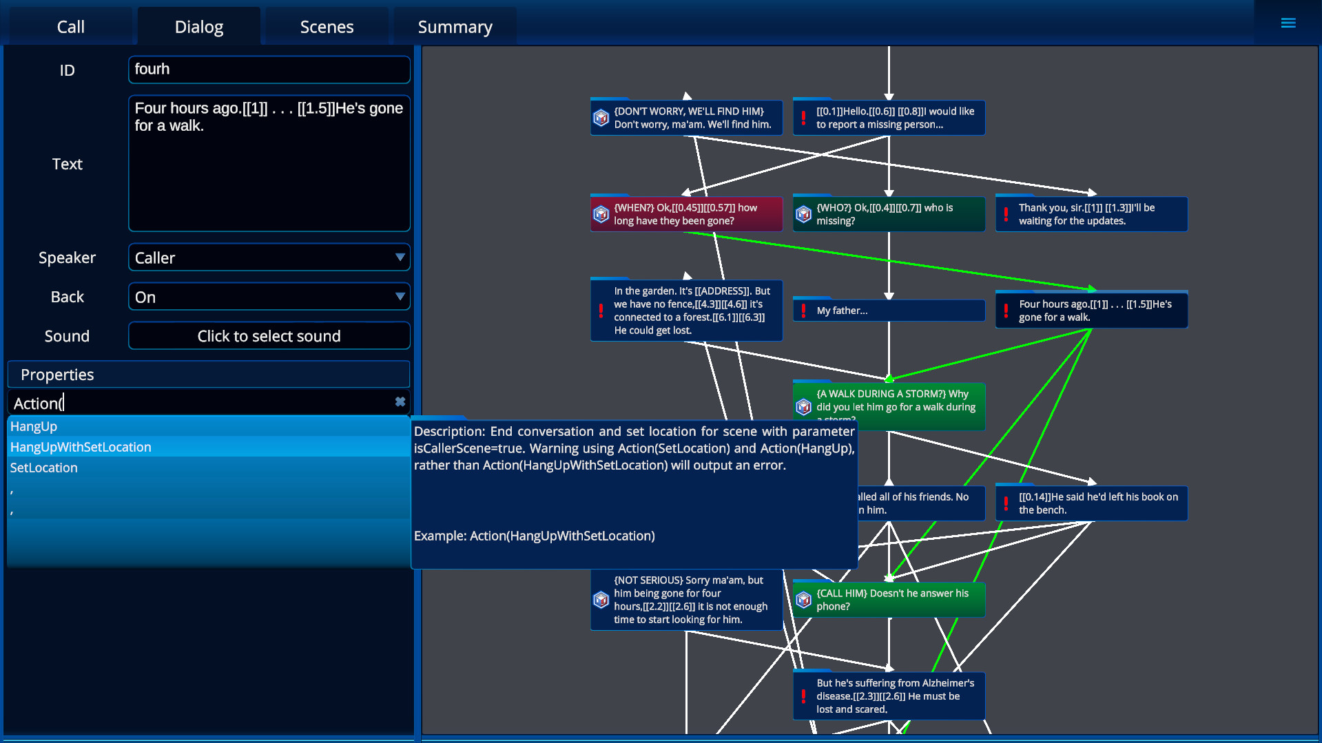 112 Operator - Call Editor screenshot 2