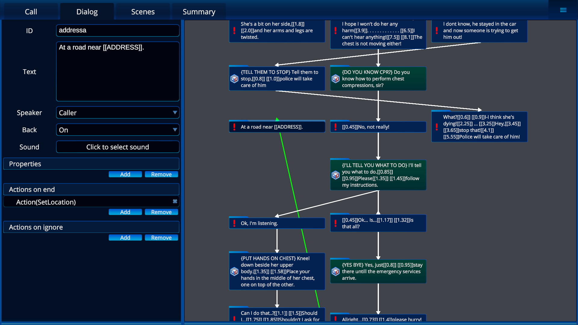 112 Operator - Call Editor screenshot 1