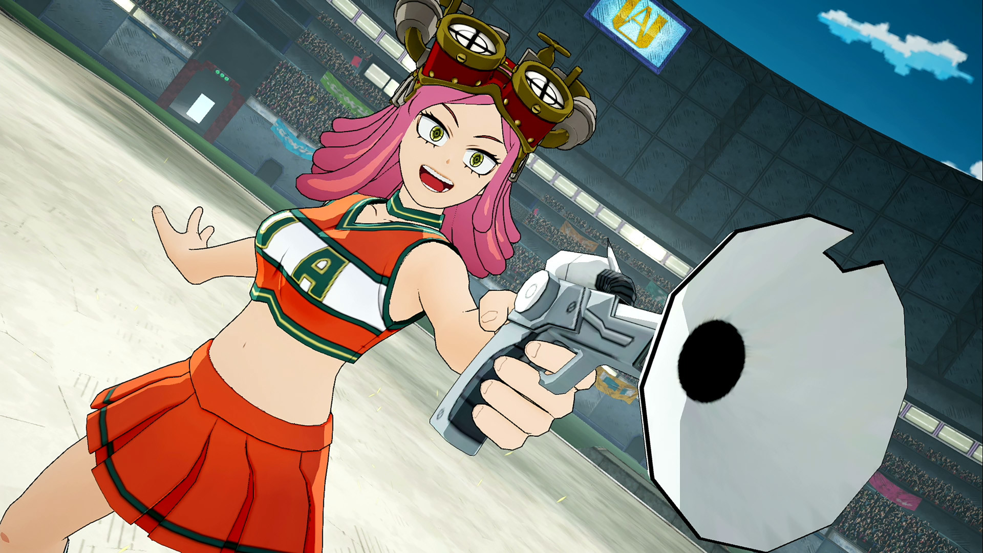 MY HERO ONE'S JUSTICE 2 Cheerleader Costume Mei Hatsume screenshot 2