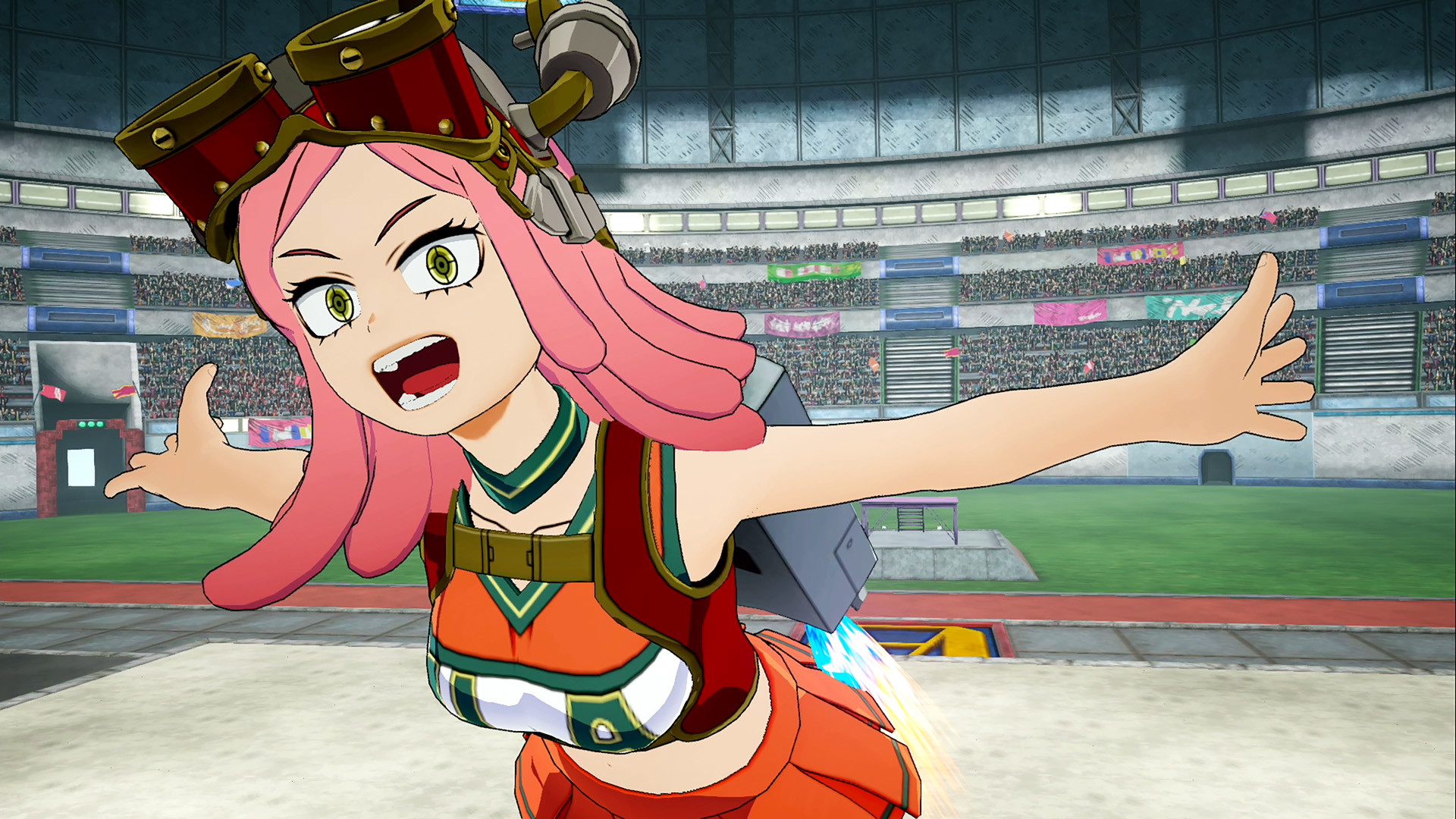MY HERO ONE'S JUSTICE 2 Cheerleader Costume Mei Hatsume screenshot 1