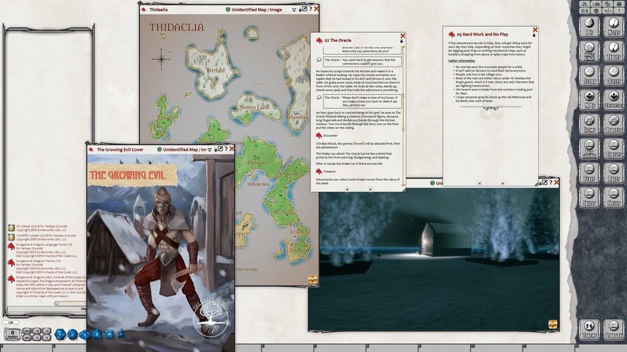 Fantasy Grounds - The Growing Evil screenshot 2