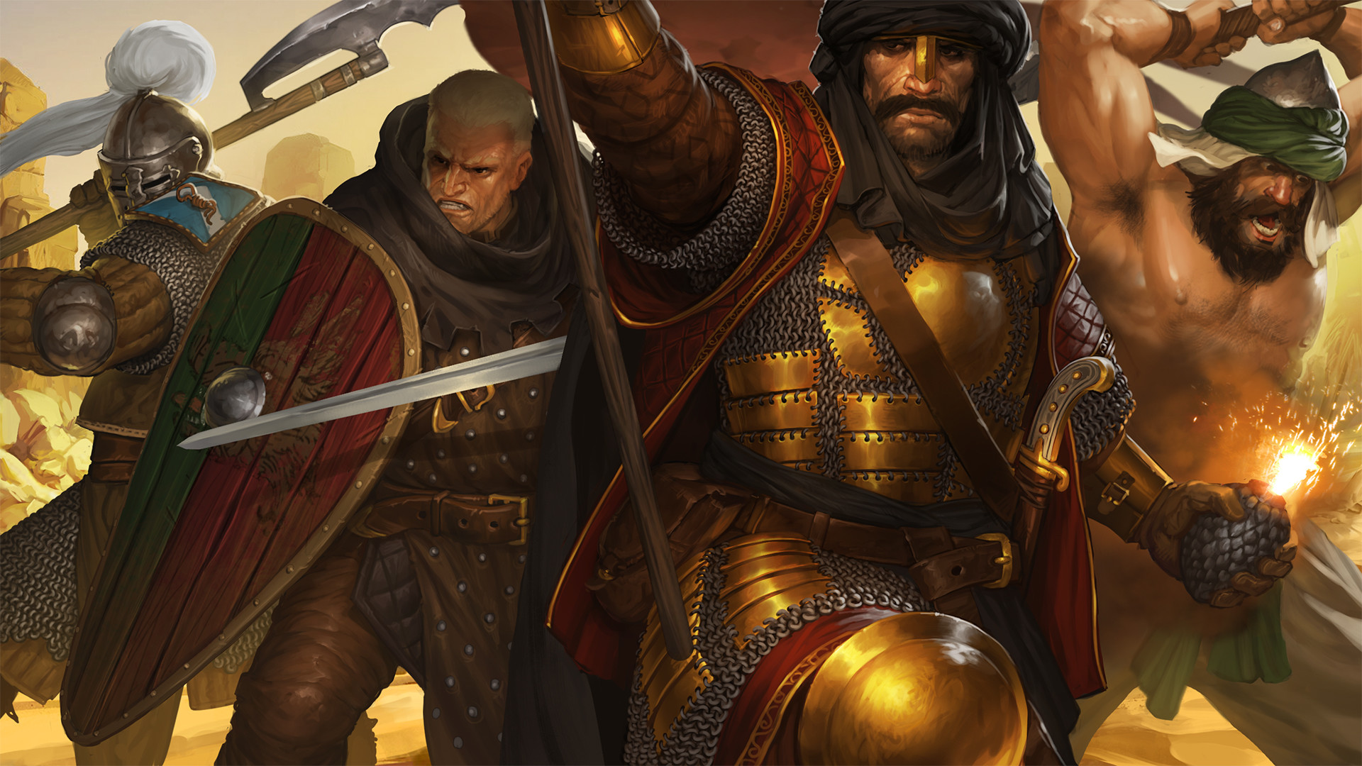Battle Brothers - Blazing Deserts screenshot 1