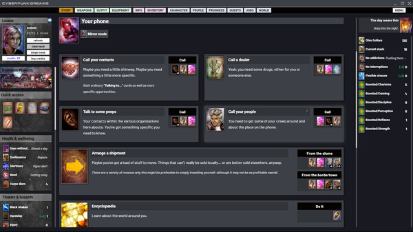 cyberpunkdreams screenshot