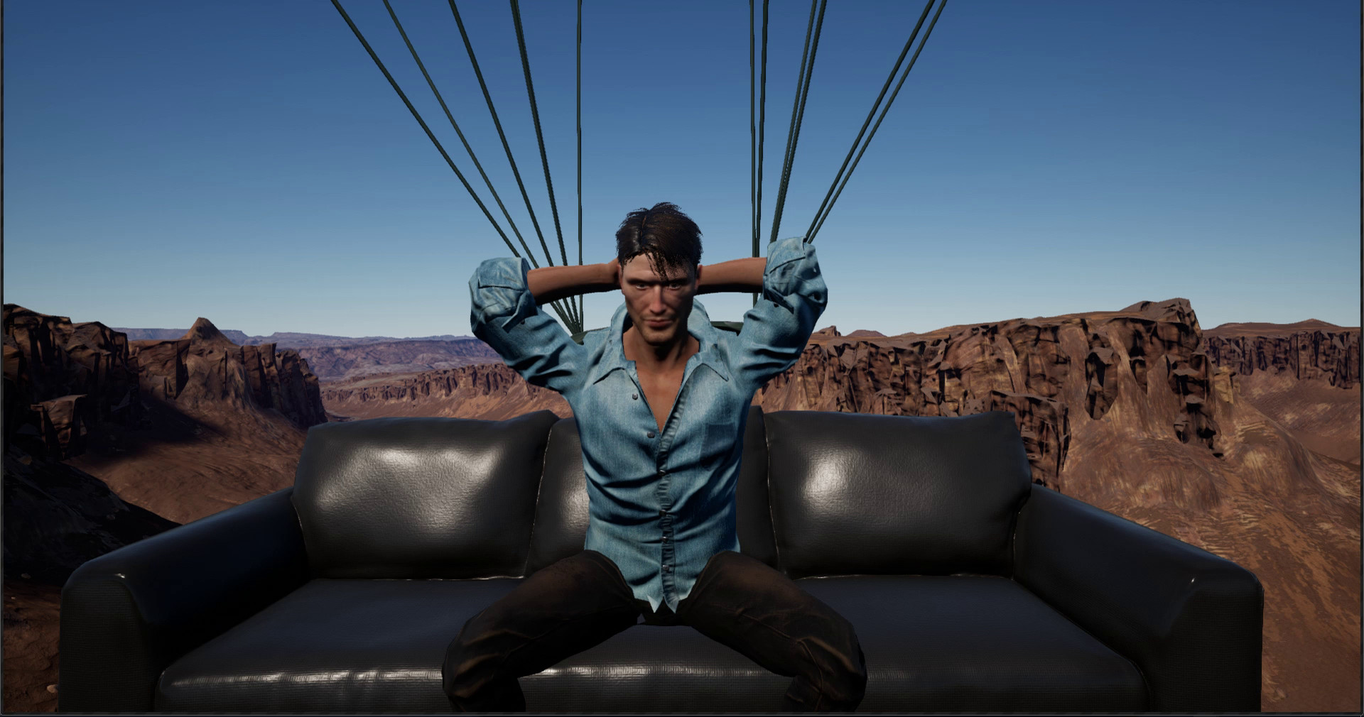 Flying Sofa Simulator screenshot 1