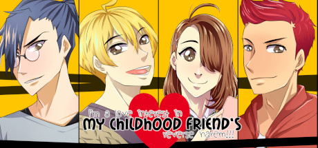 I'm a love interest in my childhood friend's reverse harem!!! — Steam header