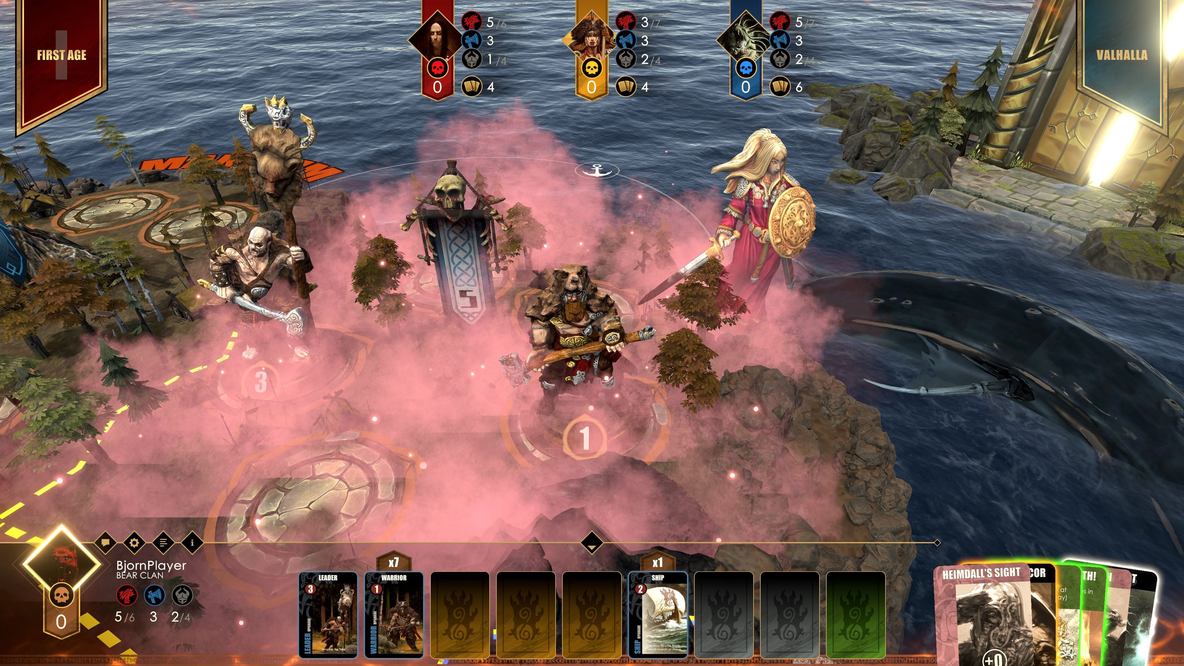 Blood Rage: Digital Edition - Gods of Asgard screenshot 3