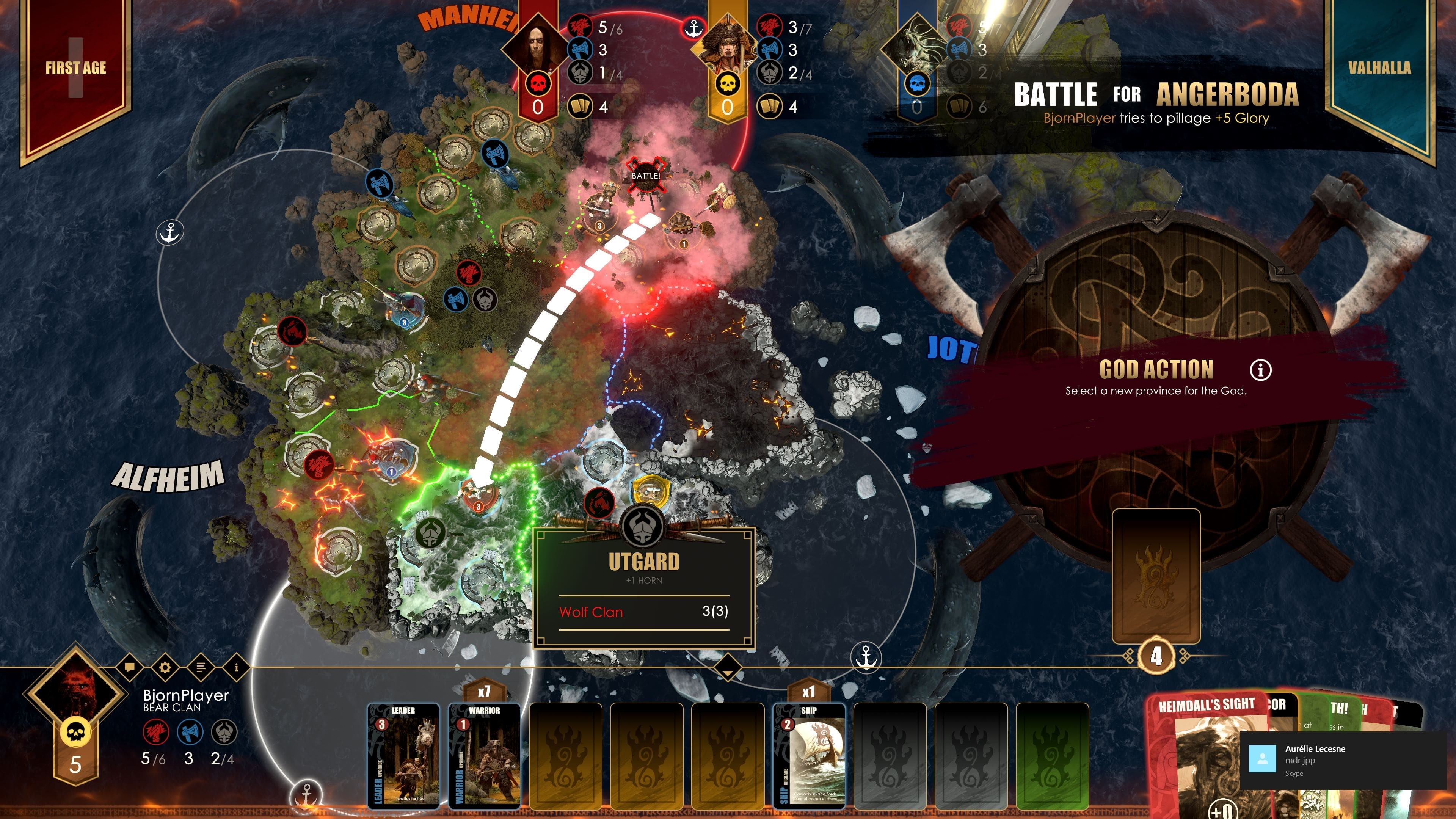 Blood Rage: Digital Edition - Gods of Asgard screenshot 7