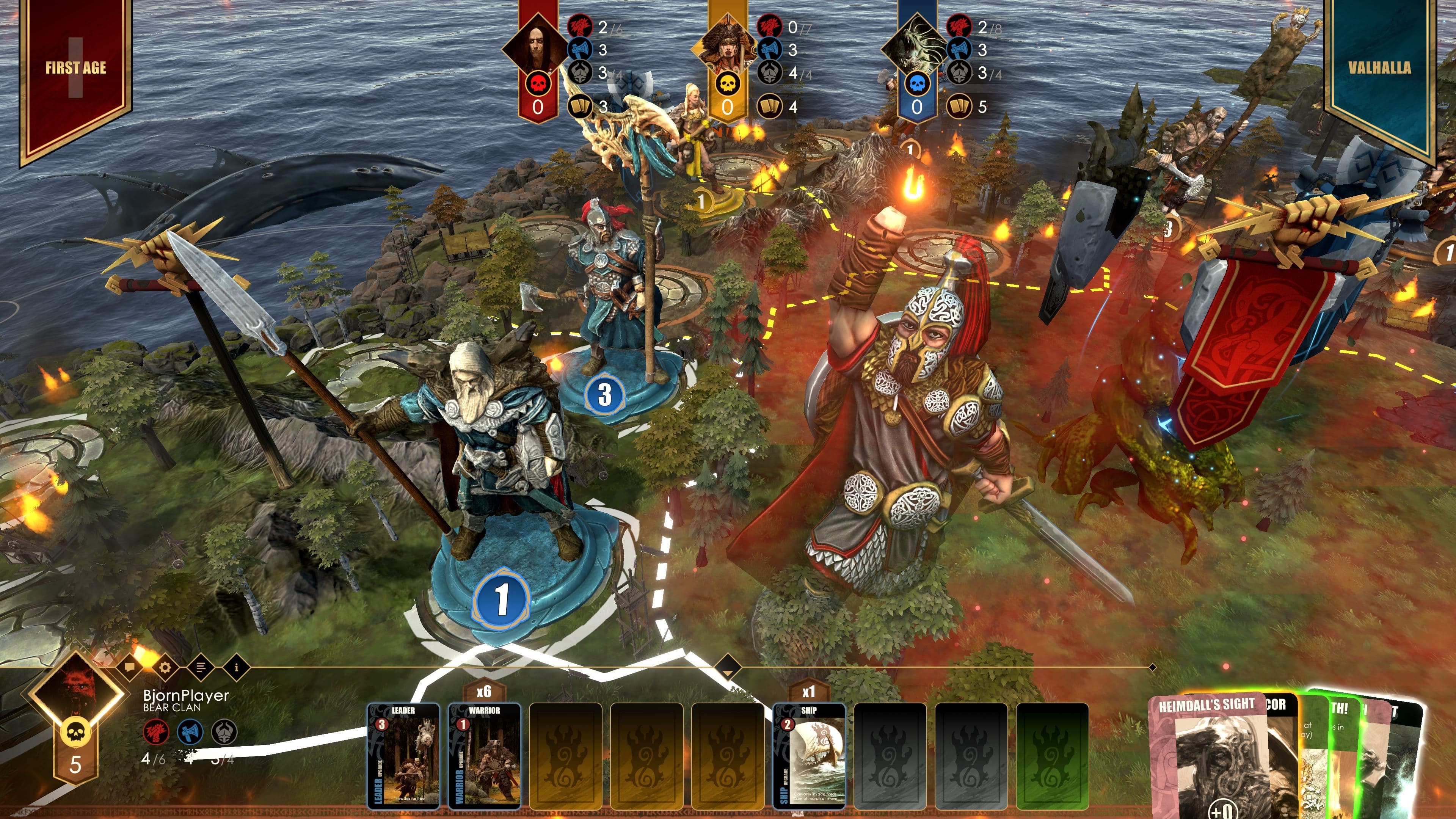 Blood Rage: Digital Edition - Gods of Asgard screenshot 6