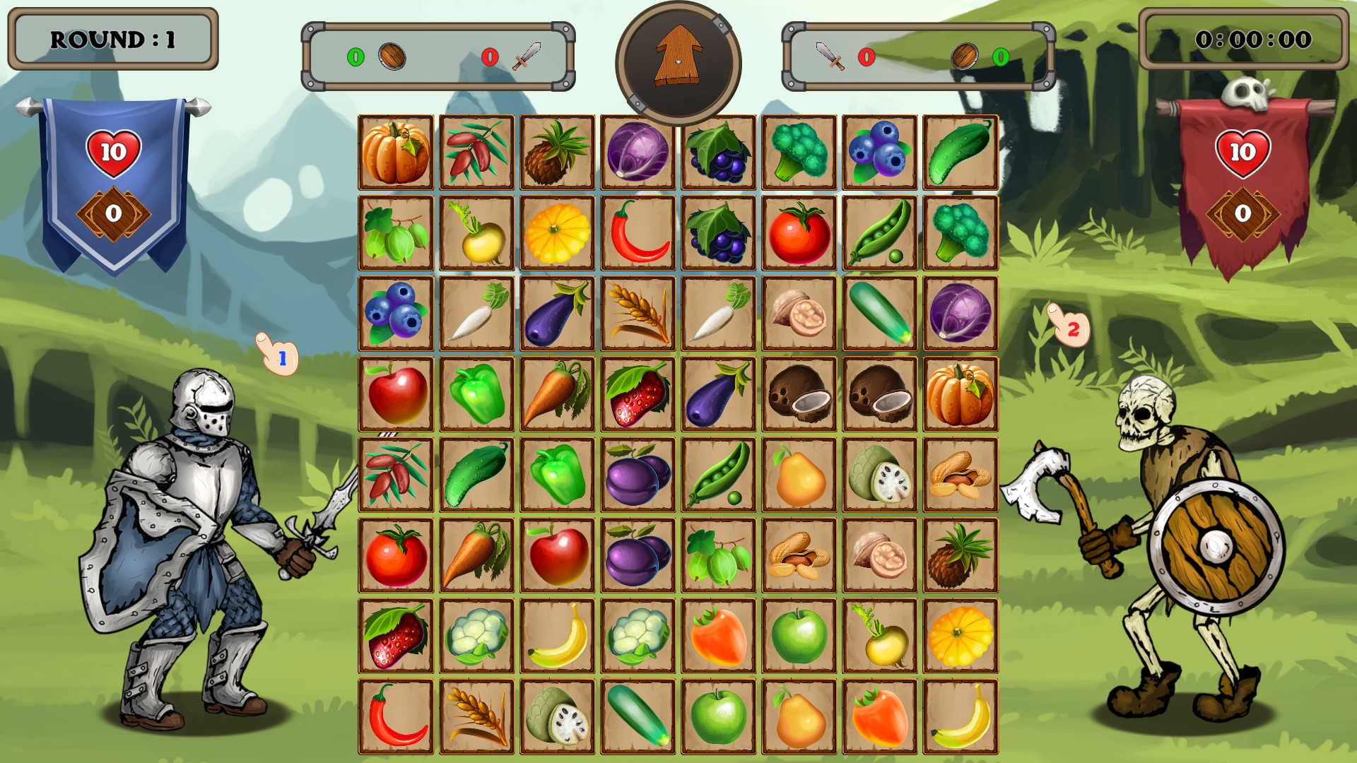 Memory Battle - Fruit Pack screenshot 2