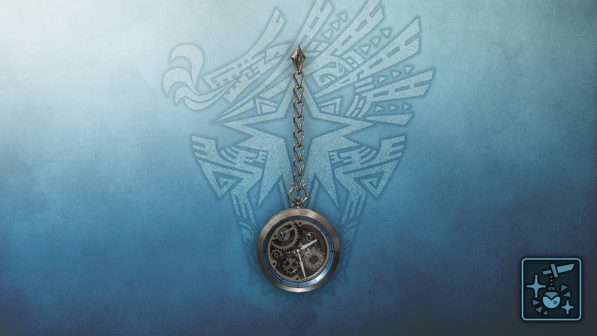 Monster Hunter World: Iceborne - Pendant: Mechanical Silver Watch screenshot 1