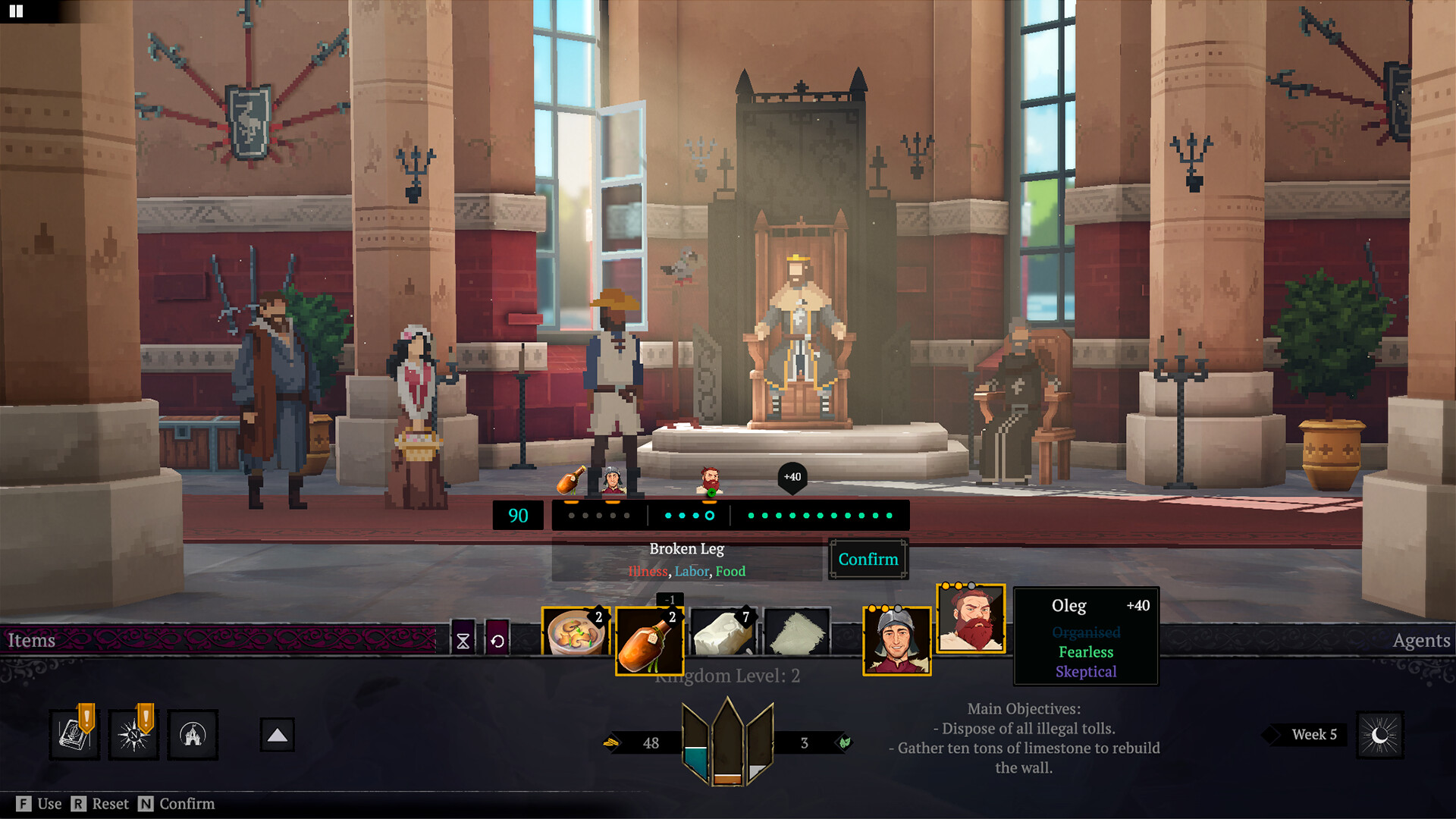 Yes, Your Grace: Snowfall screenshot 1