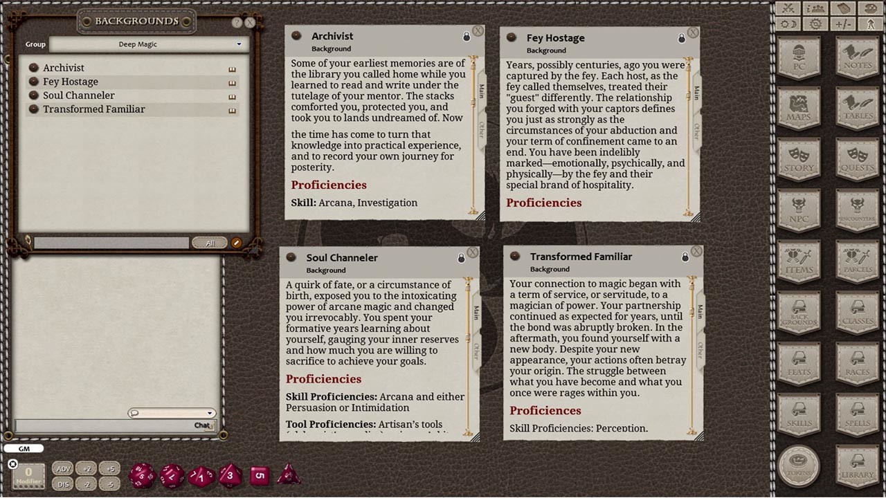 Fantasy Grounds - Deep Magic screenshot 4