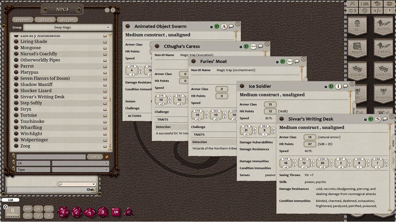 Fantasy Grounds - Deep Magic screenshot 1