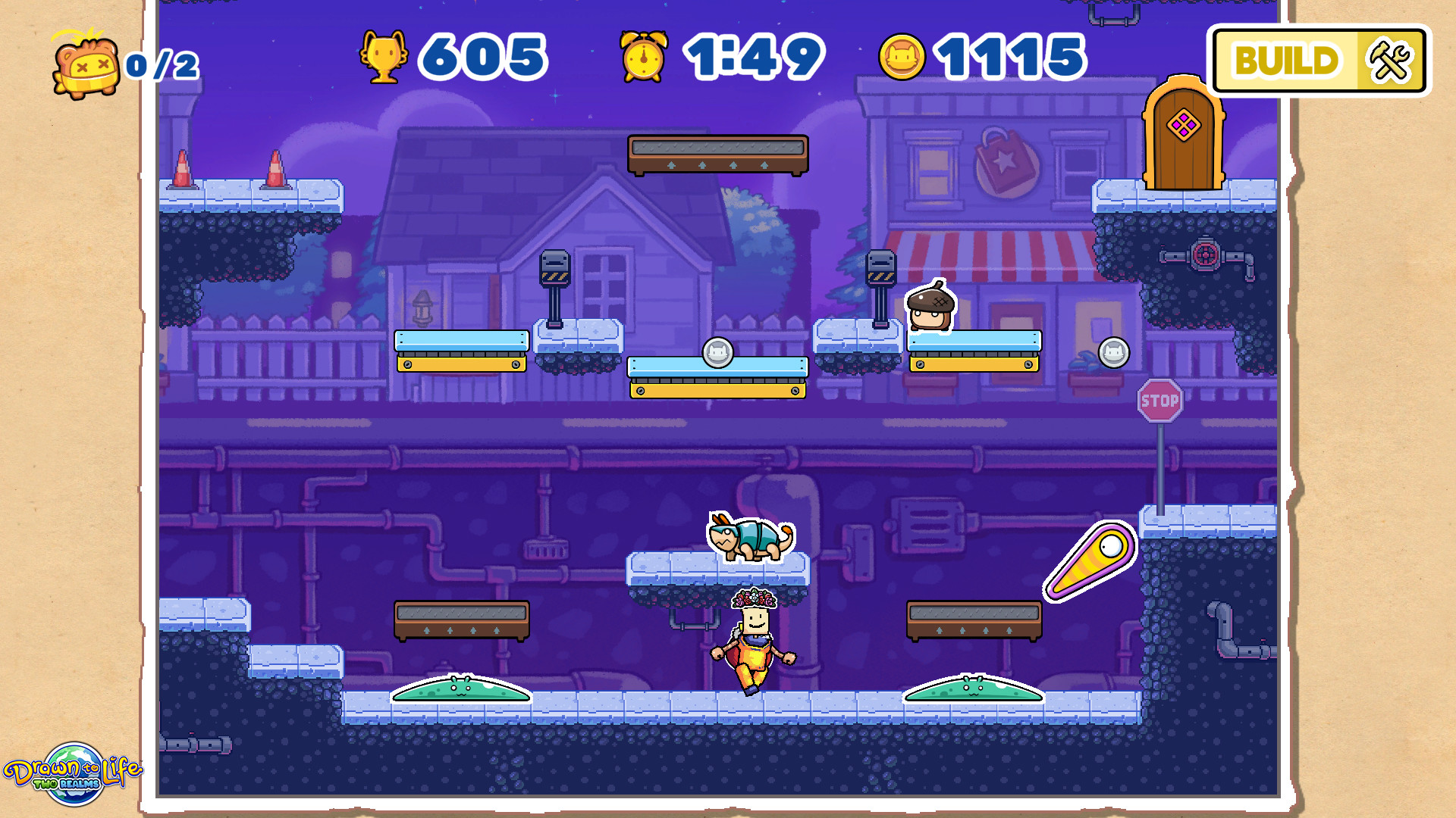 Drawn to Life: Two Realms screenshot 2