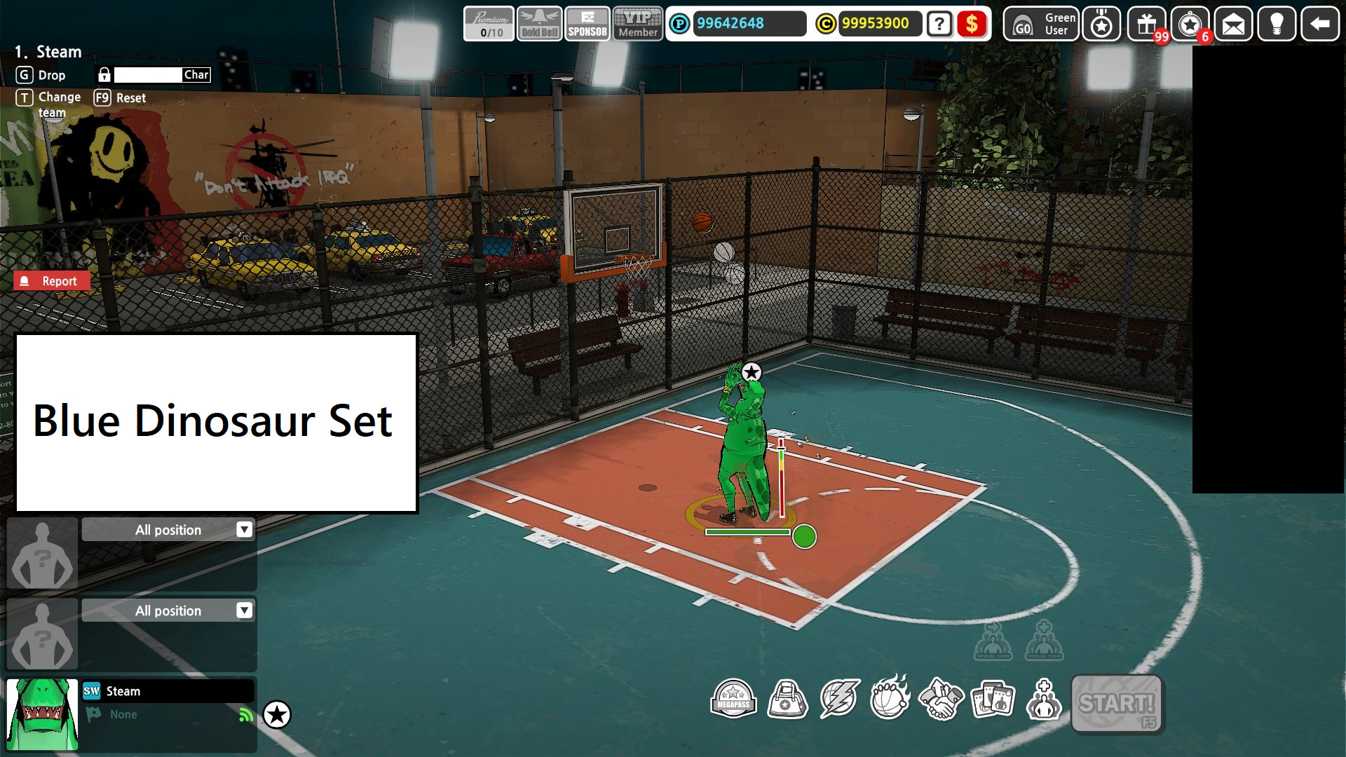 Freestyle2 - Blue Dinosaur Set screenshot 6