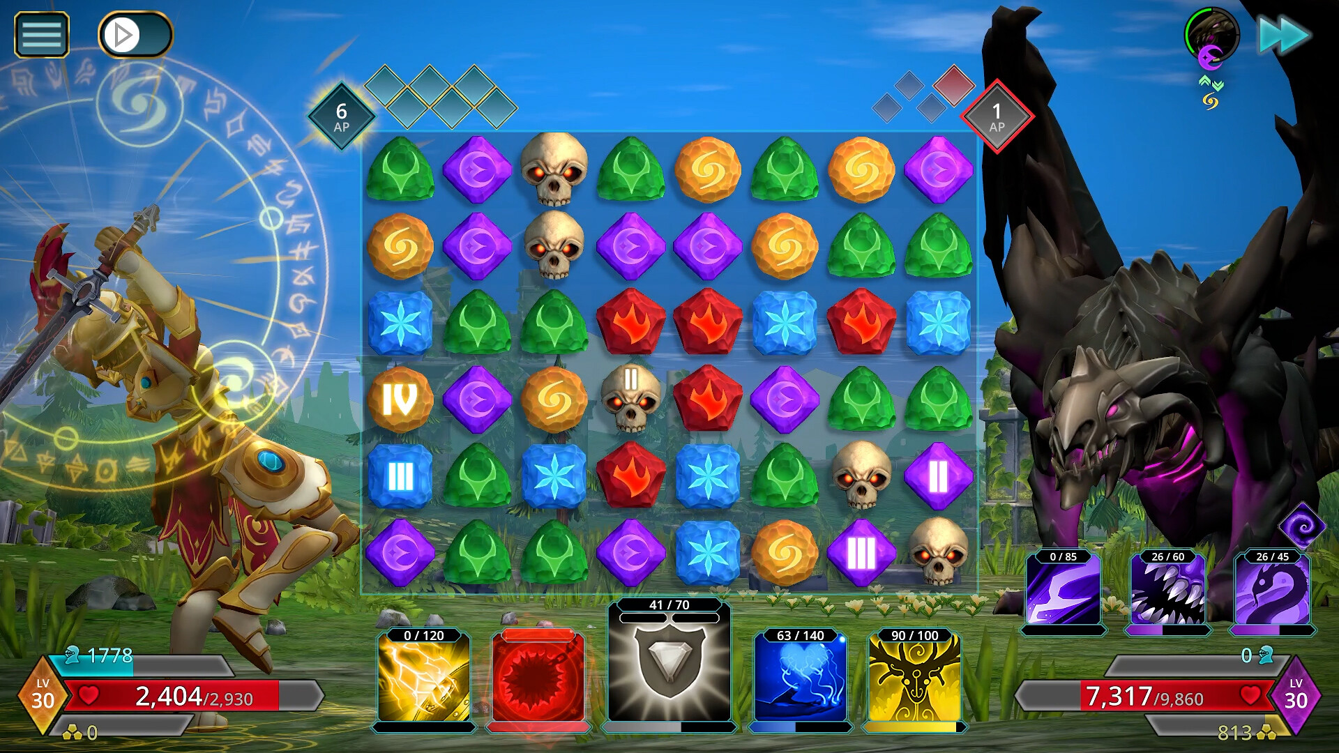 Puzzle Quest 3 screenshot 1