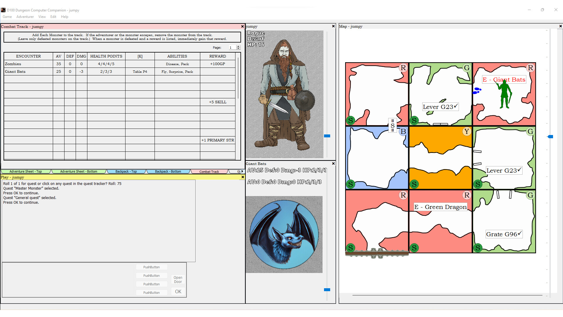 D100 Dungeon screenshot 6