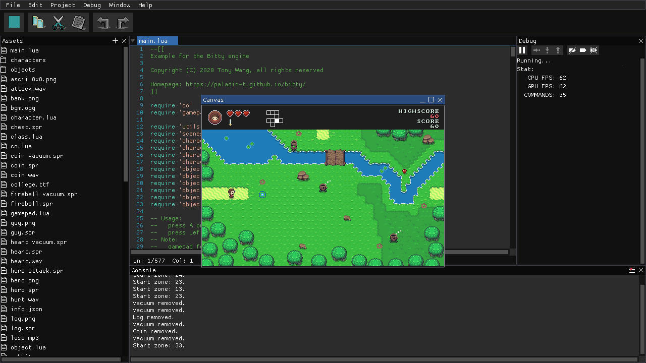 Bitty Engine screenshot 2