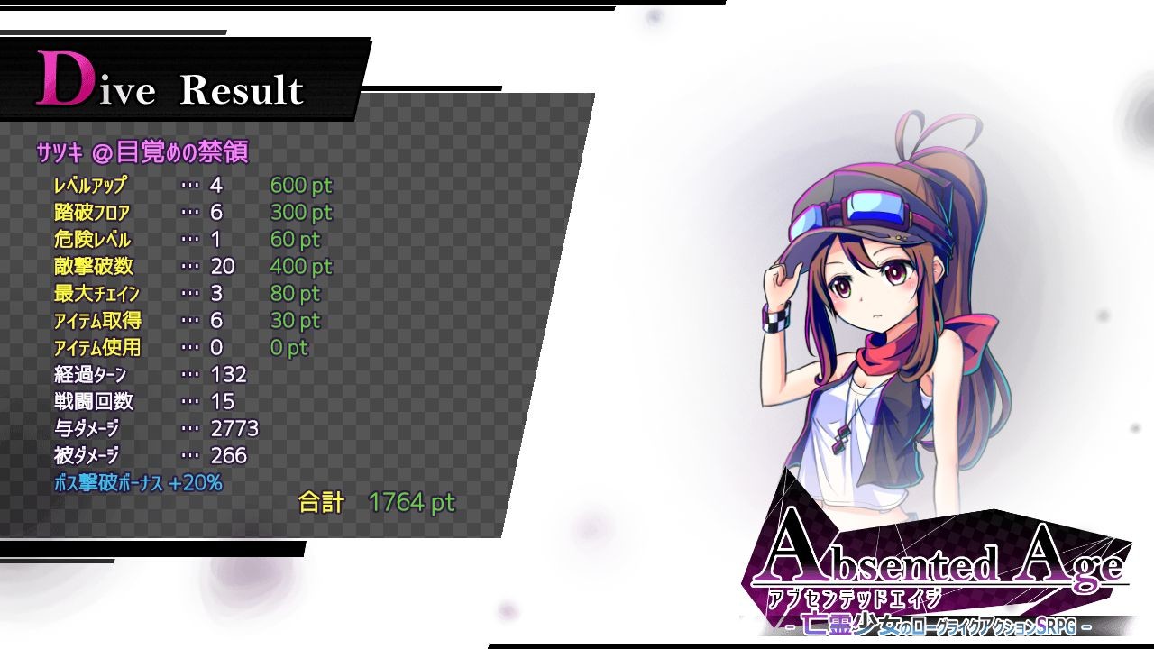 AbsentedAge:アブセンテッドエイジ ～亡霊少女のローグライクアクションSRPG -幽玄の章- screenshot 6