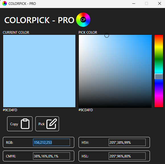 Colorpick - PRO screenshot 2