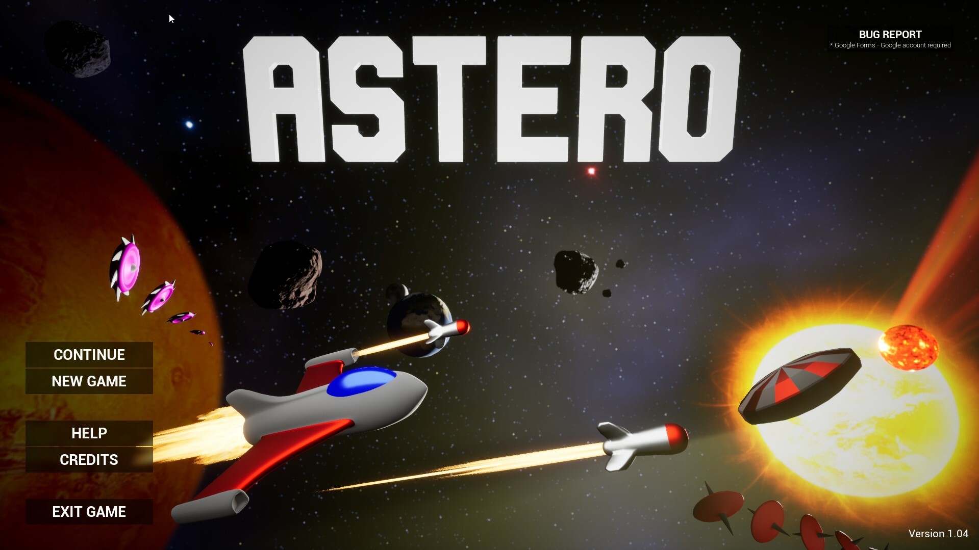 Astero screenshot 1