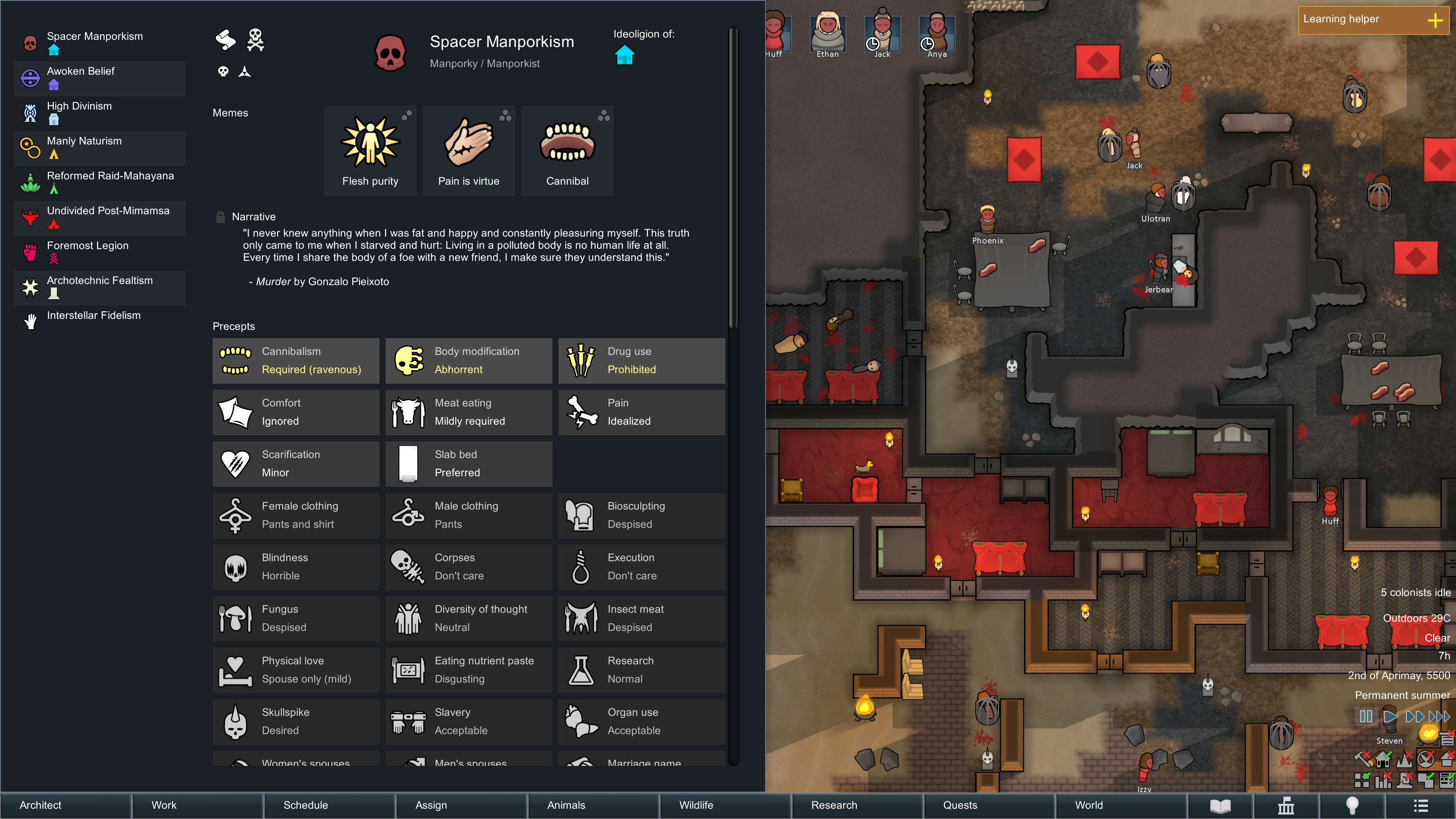 RimWorld - Ideology screenshot 4
