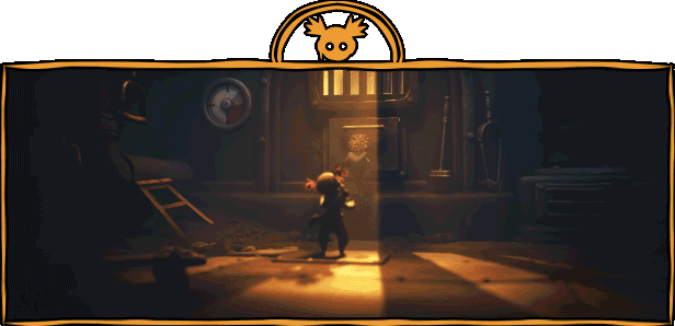  Little Nightmares 3 Low di chuyển trên ô sáng, giải đố trong căn phòng có song sắt.