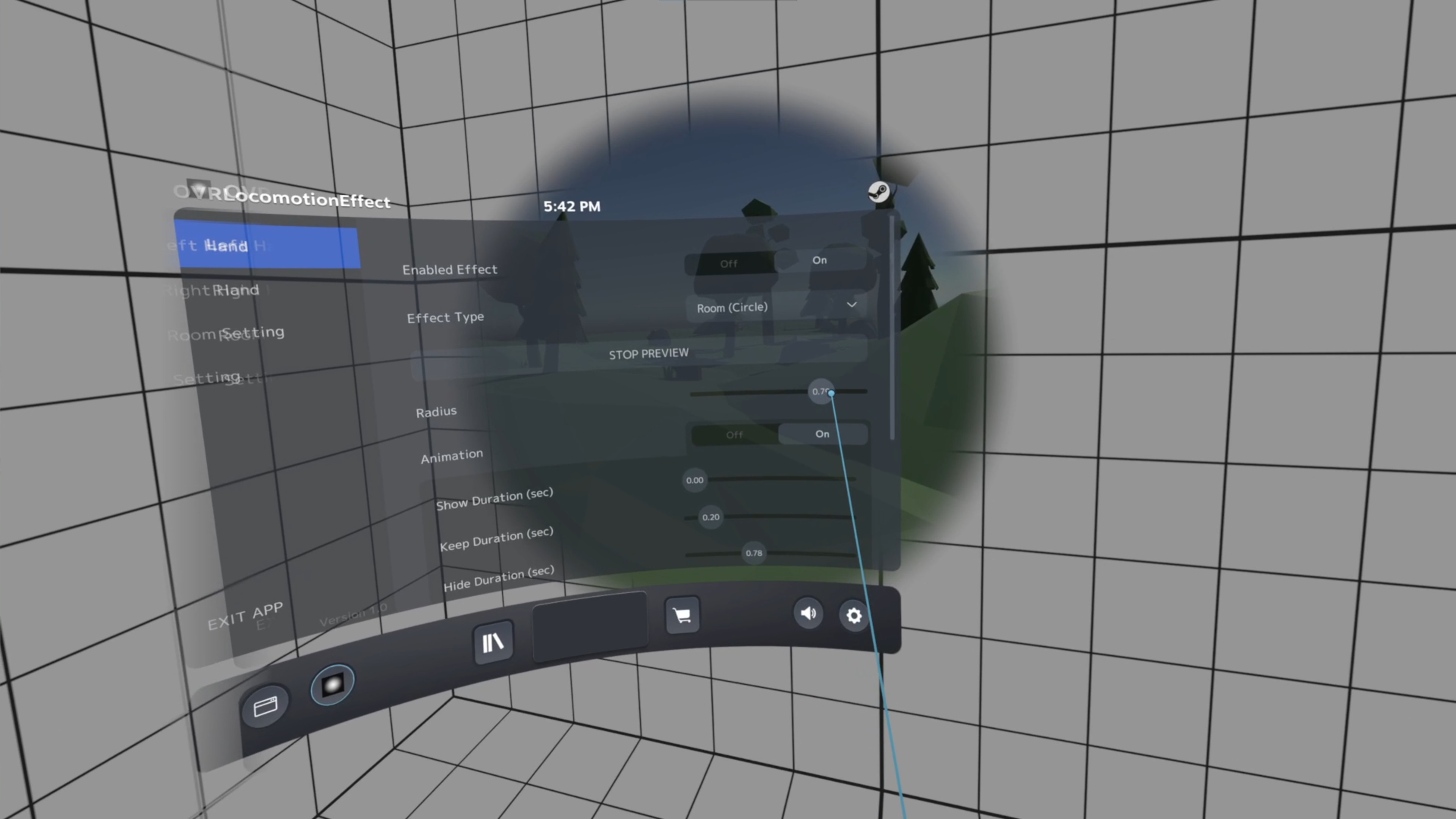 OVR Locomotion Effect screenshot 1
