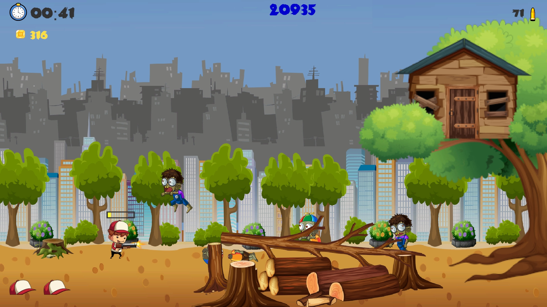 Red Cap Zombie Hunter screenshot 20