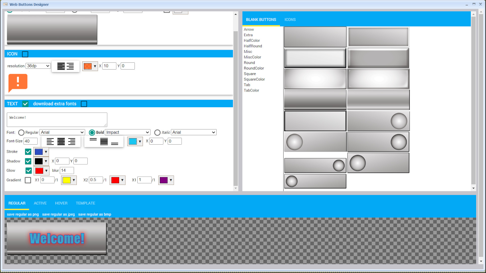 Web Buttons Designer screenshot 2