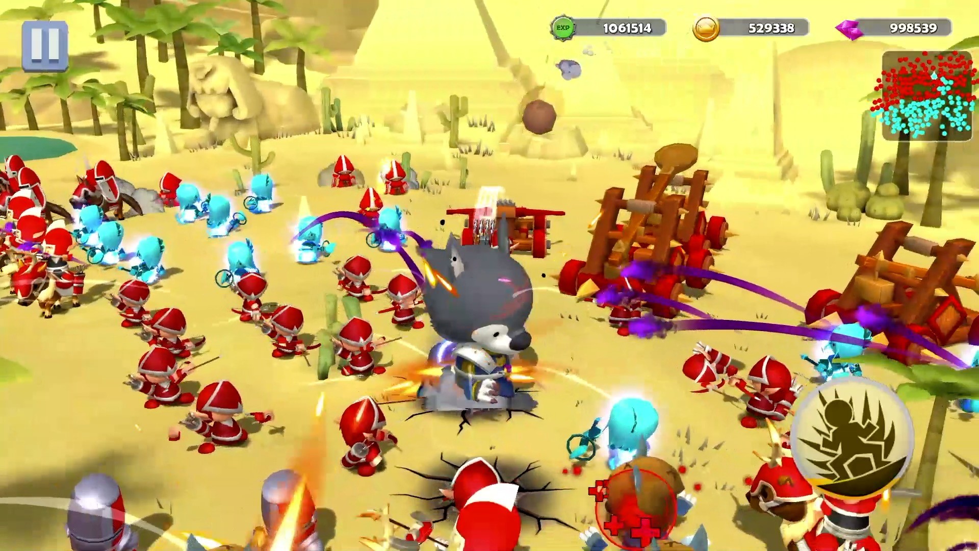 Mini Warriors: Brawler Army screenshot 2