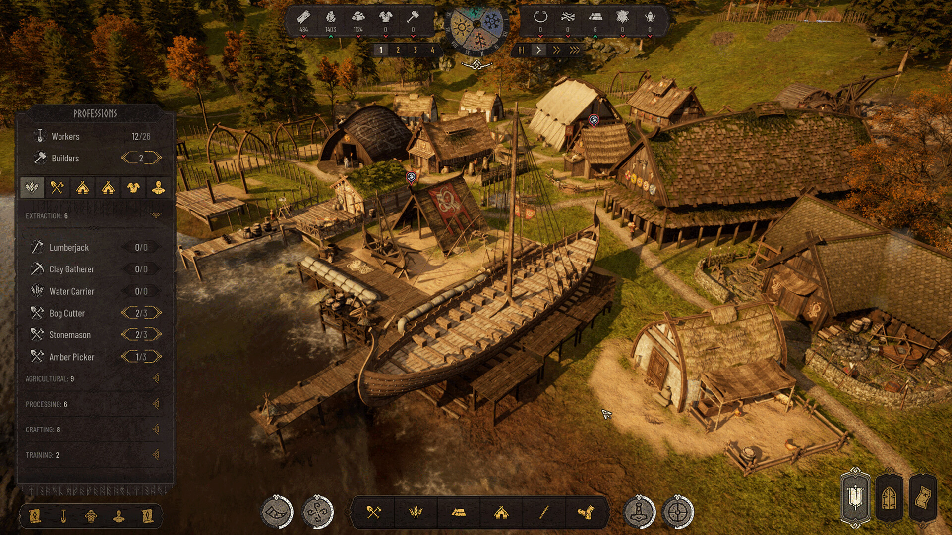 ヴァイキングの町 Steam：バイキングシティビルダー