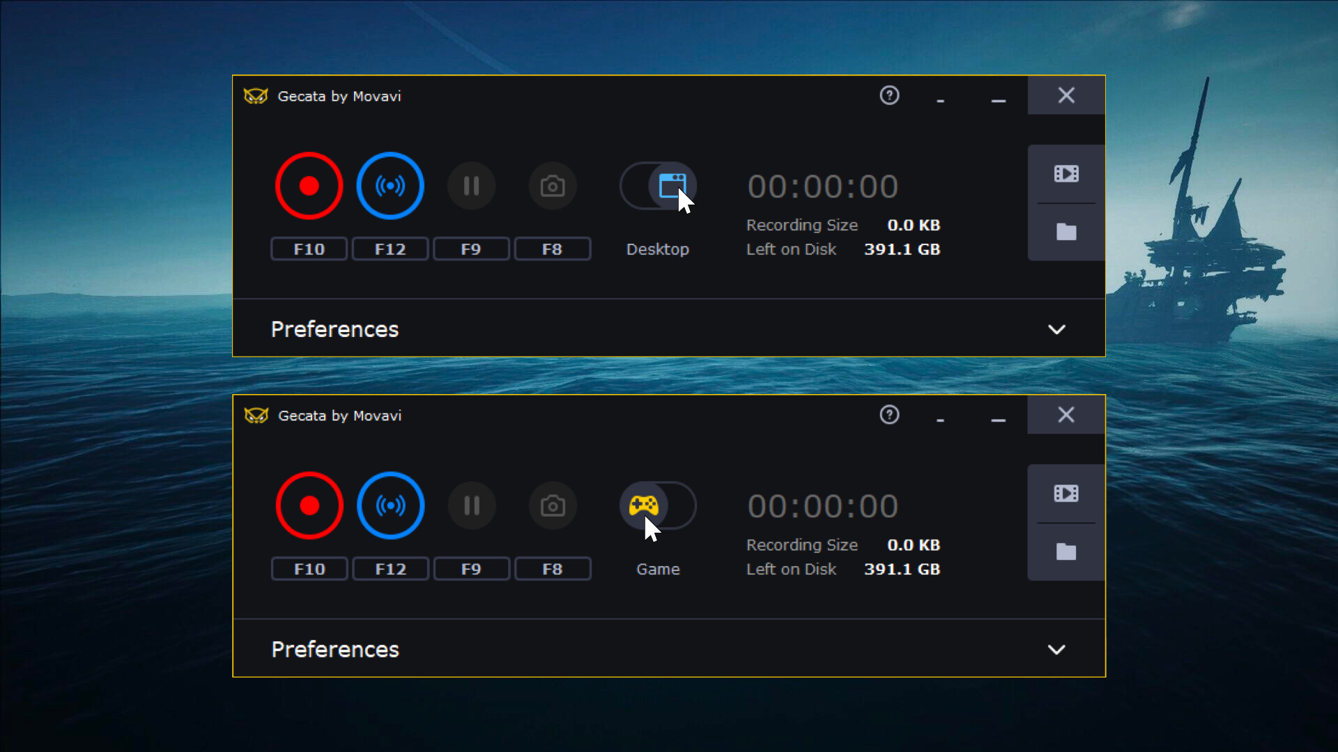 Gecata by Movavi 6 – Streaming and Game Recording Software screenshot 4