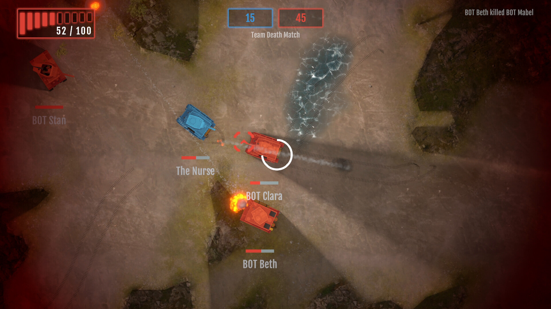 TREAD: Arcade Tank Combat screenshot 1