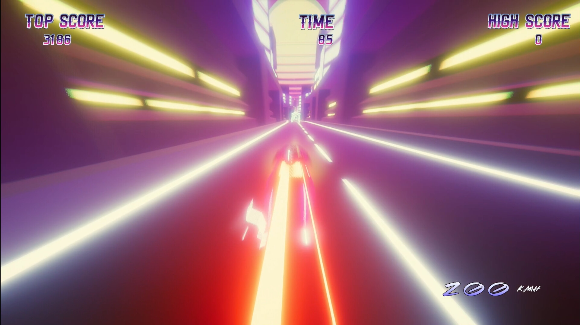 Synthwave Glider screenshot 1