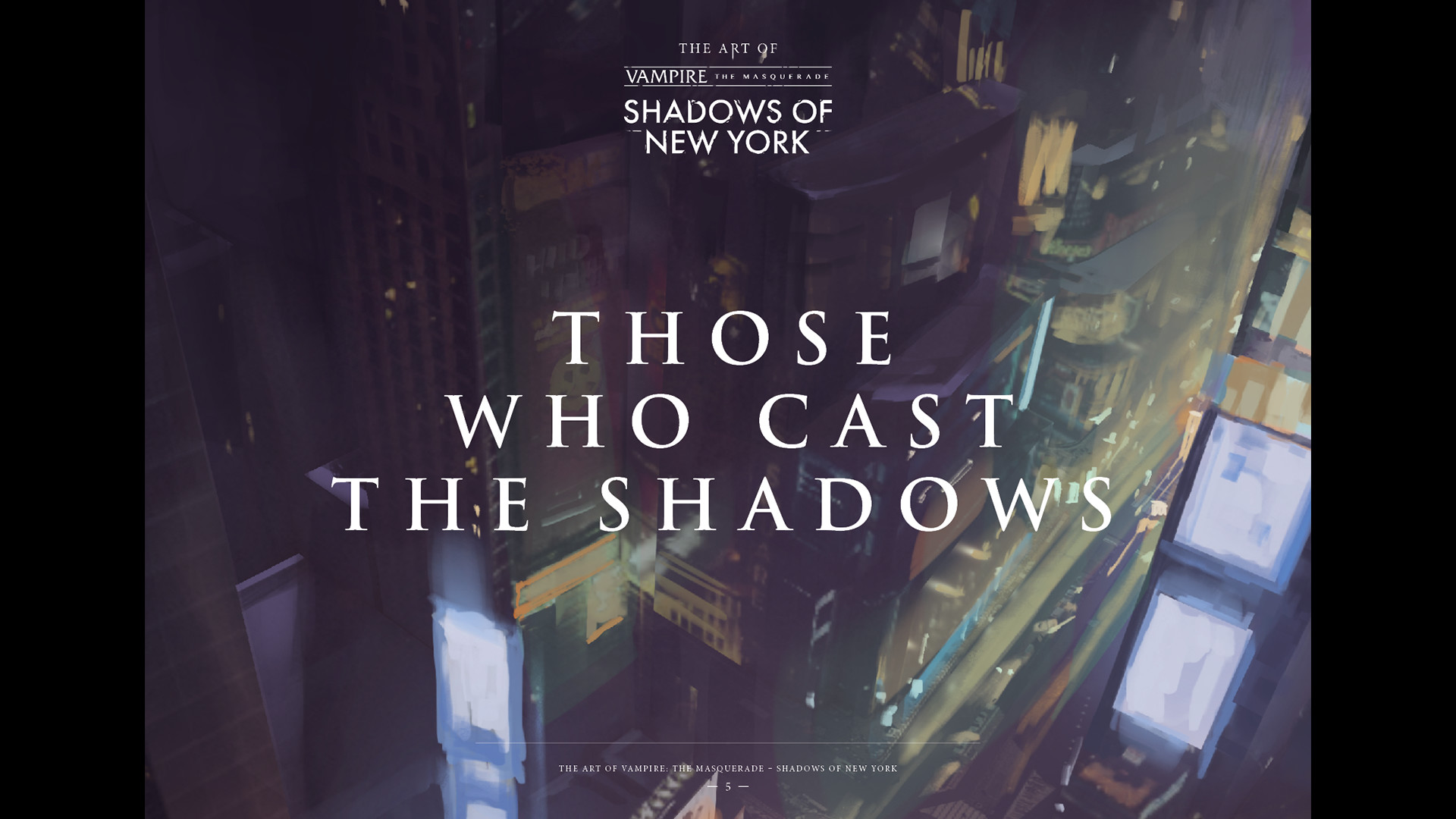 Vampire: The Masquerade - Shadows of New York Artbook screenshot 7