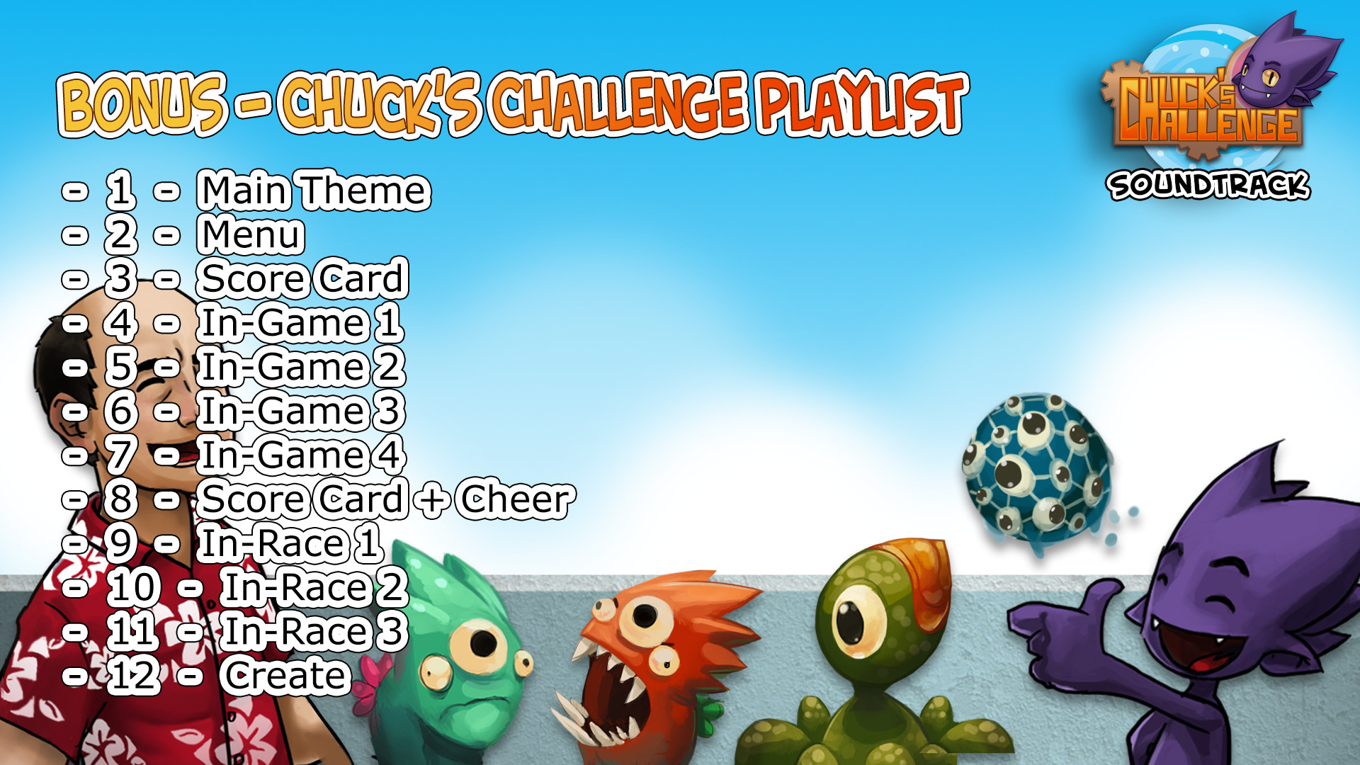 Chuck's Challenge 3D 2020 - Soundtrack screenshot 2