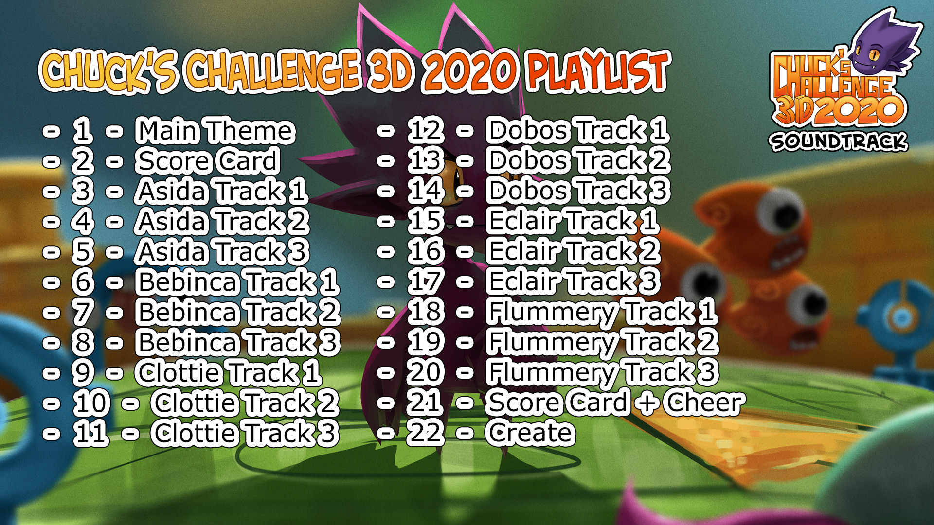 Chuck's Challenge 3D 2020 - Soundtrack screenshot 1