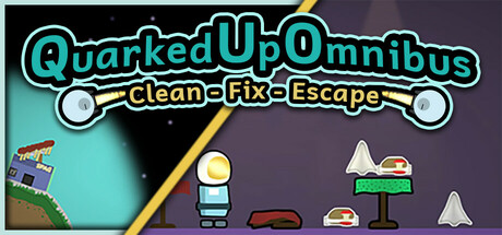 Quarked Up Omnibus: header artwork