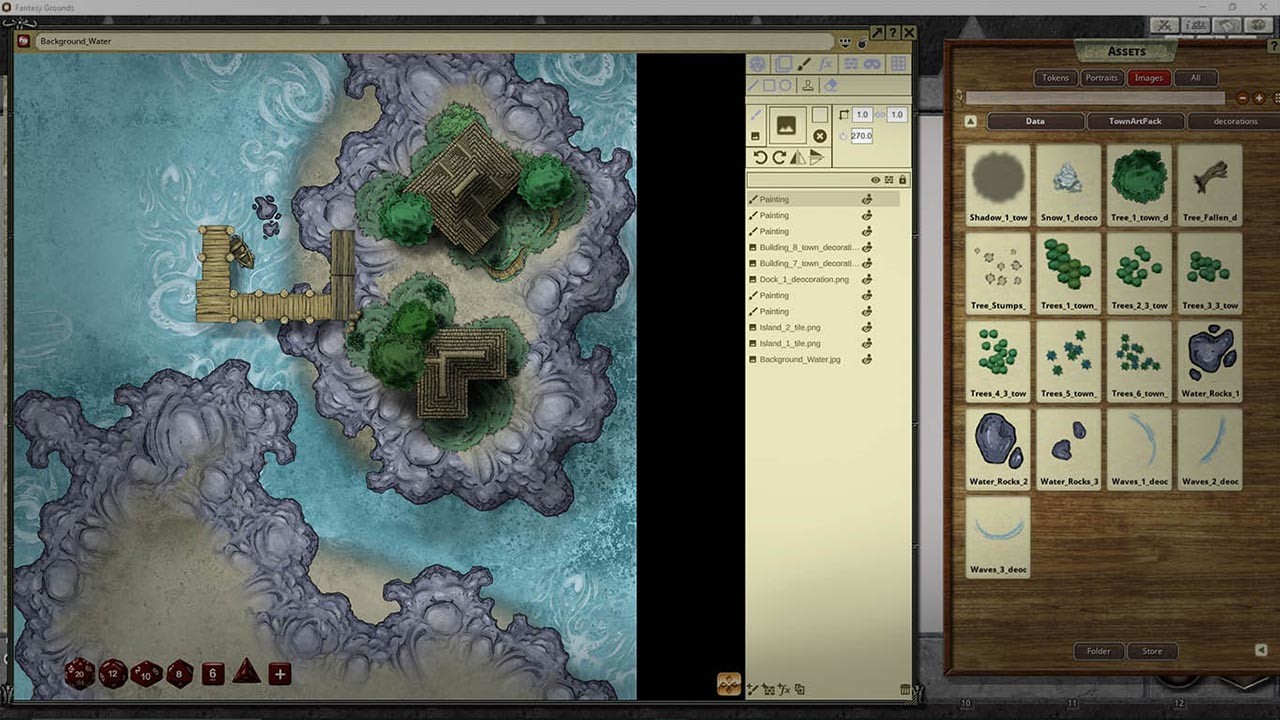 Fantasy Grounds - FG Town Maps 2 screenshot 1