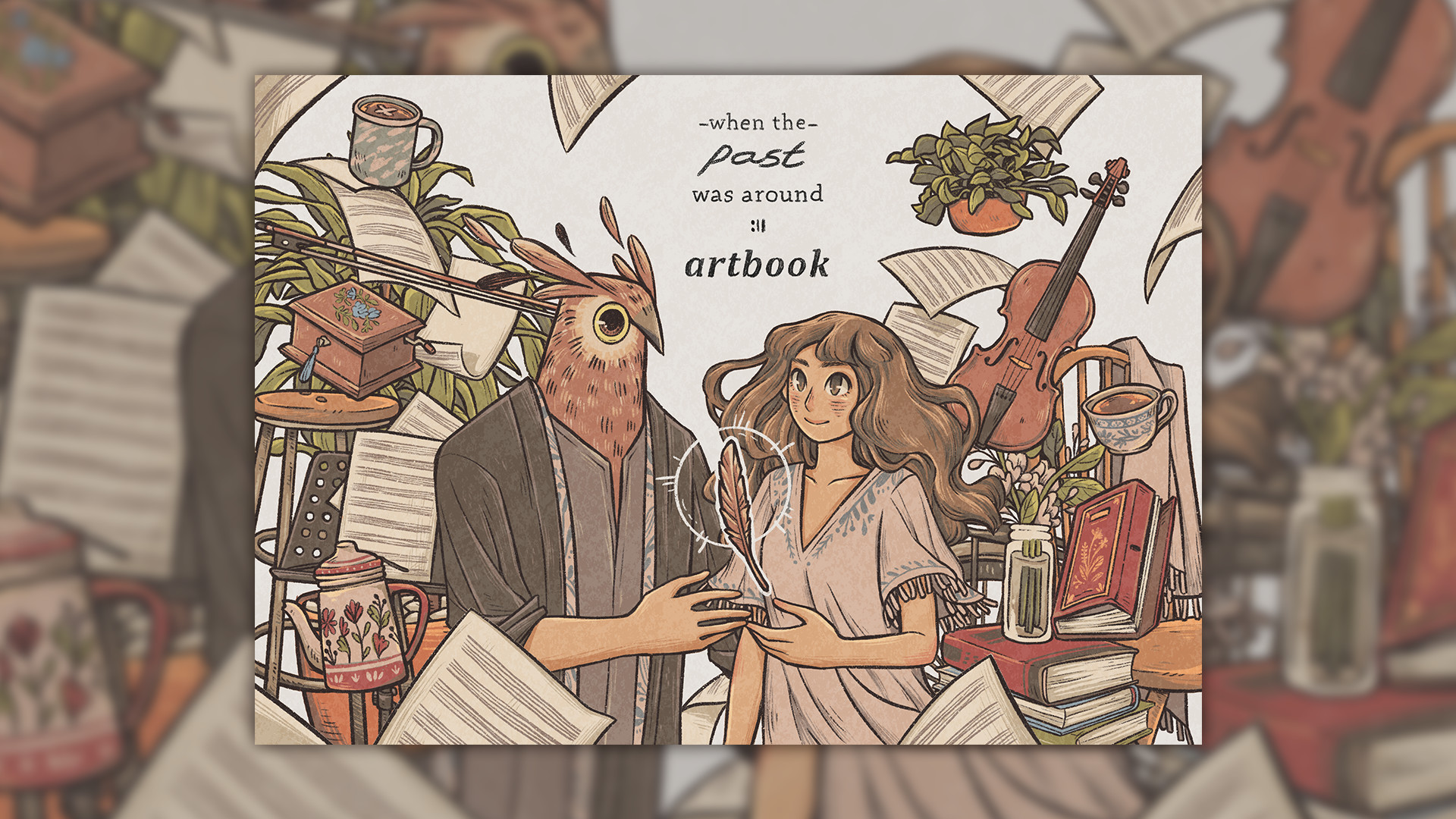 When The Past Was Around - Artbook DLC screenshot 1
