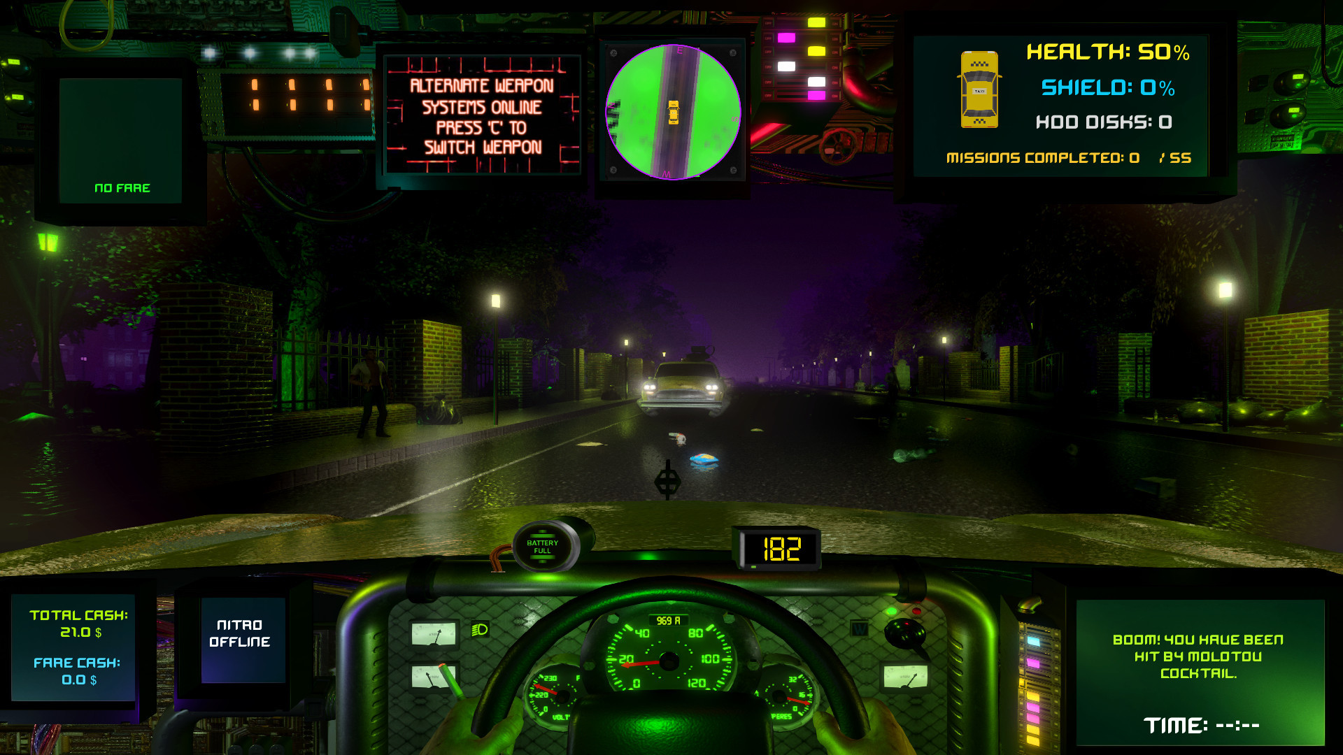 CyberTaxi screenshot 1
